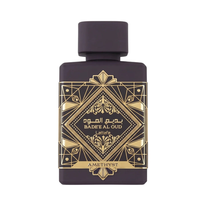 Frasco de Bade'e Al Oud Amethyst Lattafa Eau de Parfum Unisex