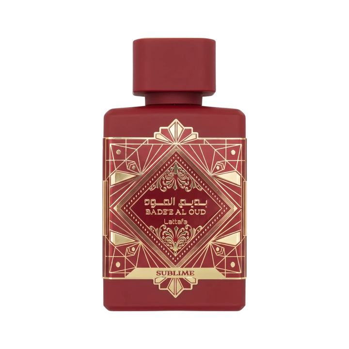 Frasco de Bade'e Al Oud Sublime Lattafa Eau de Parfum Unisex