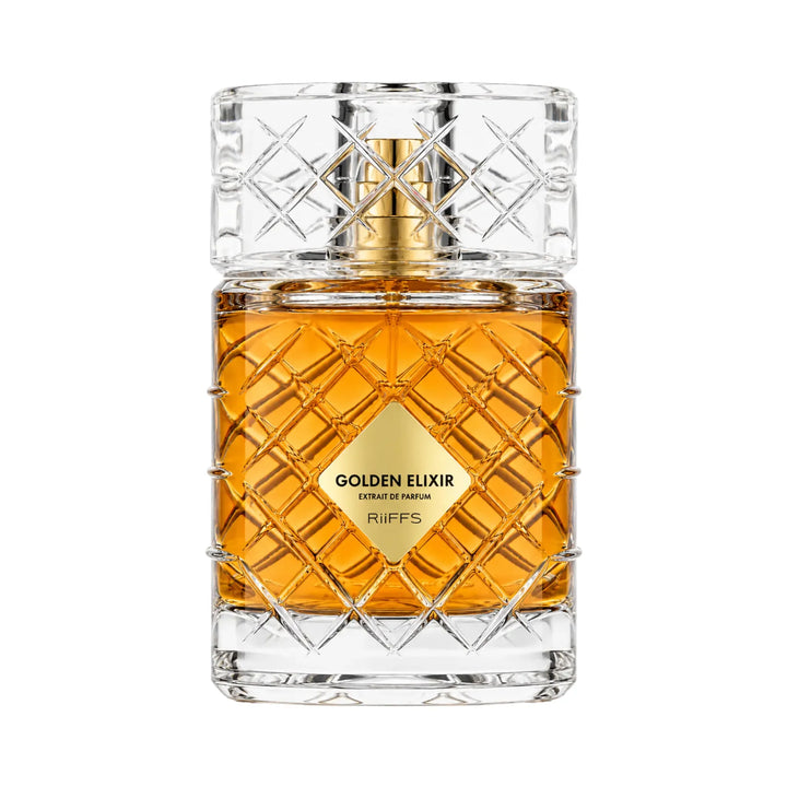 Botella de Golden Elixir Riiffs Extrait de Parfum