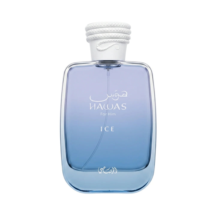 Frasco de Hawas Ice Rasasi Eau de Parfum Para Hombre