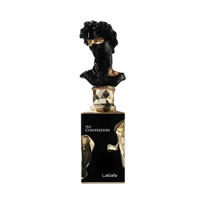 Frasco de His Confession Lattafa Eau de Parfum Para Hombre